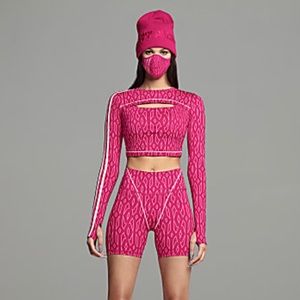 Ivy Park x Adidas Ivy Park Monogram Short Tights